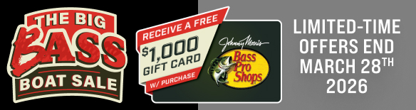 The Big Bass Boat Sale Gift Card Offer