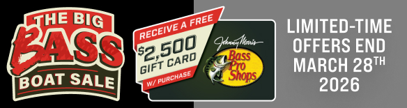 The Big Bass Boat Sale Gift Card Offer