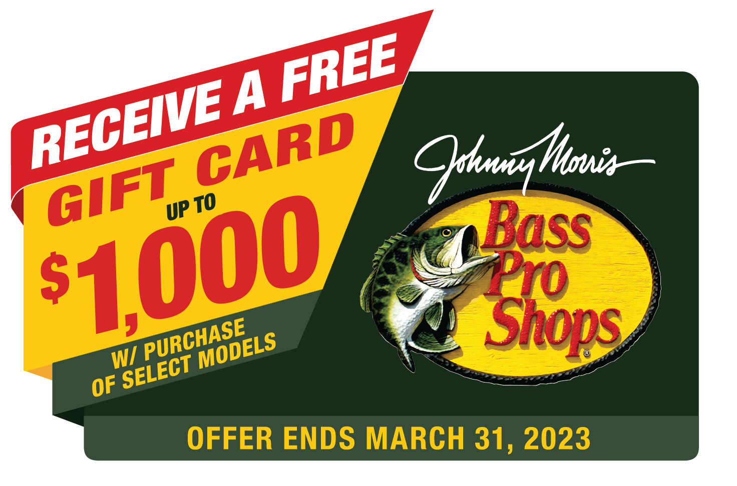 Receive a Free Gift Card up to $1,000 with purchase