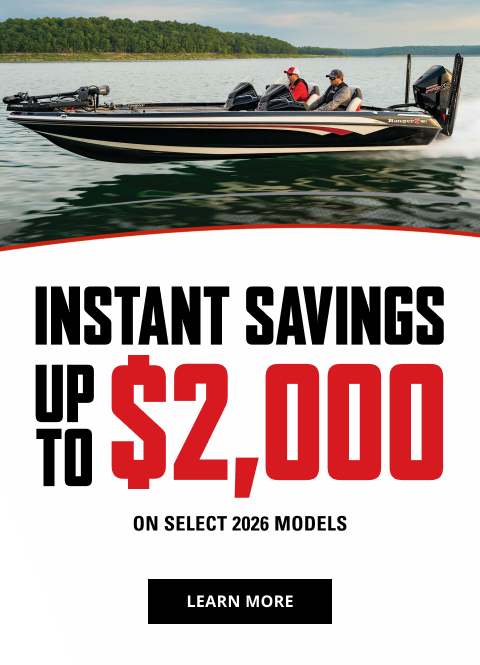 Ranger Boats - Instant Savings